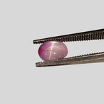  Star Sapphire | Oval Cabochon | Pink | 6.7x5.1mm 1.5ct | Myanmar 5