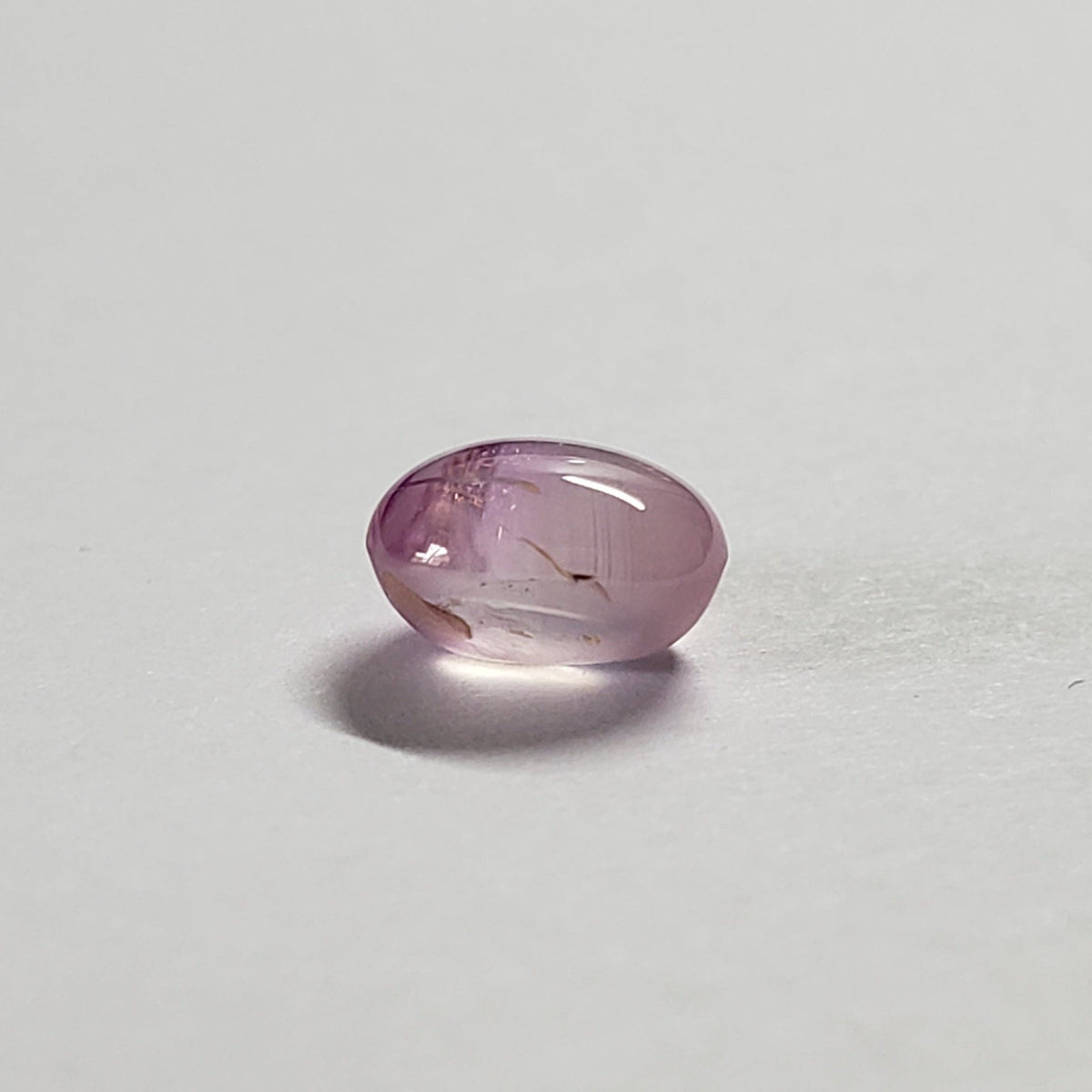  Star Sapphire | Oval Cabochon | Pink | 6.7x5.1mm 1.5ct | Myanmar 7