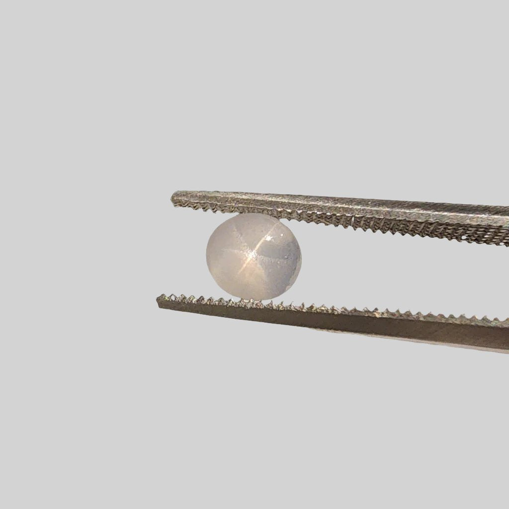  Star Sapphire | Oval Cabochon | Silver | 5x4.7mm 0.8ct | Myanmar | SO24 