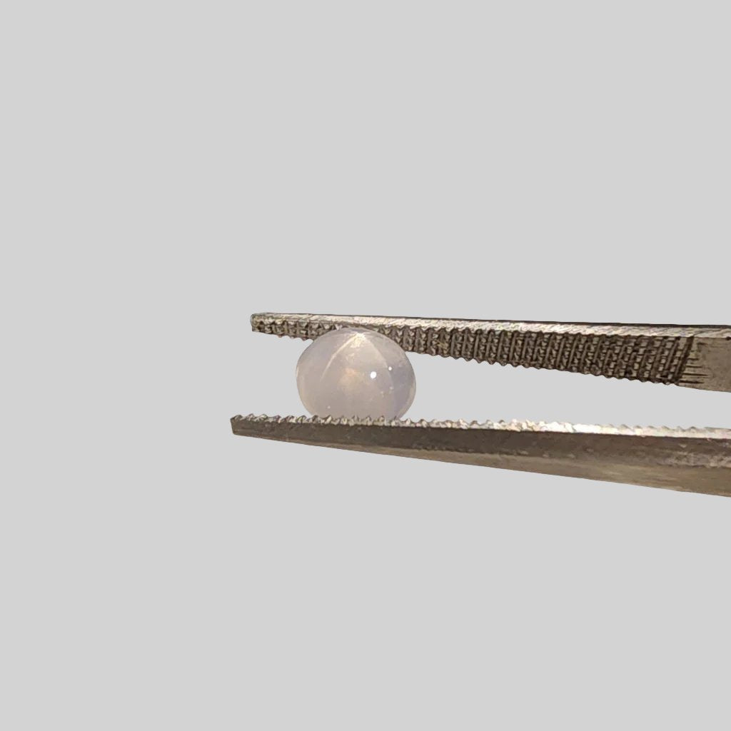  Star Sapphire | Oval Cabochon | Silver | 5x4.7mm 0.8ct | Myanmar | SO24 1