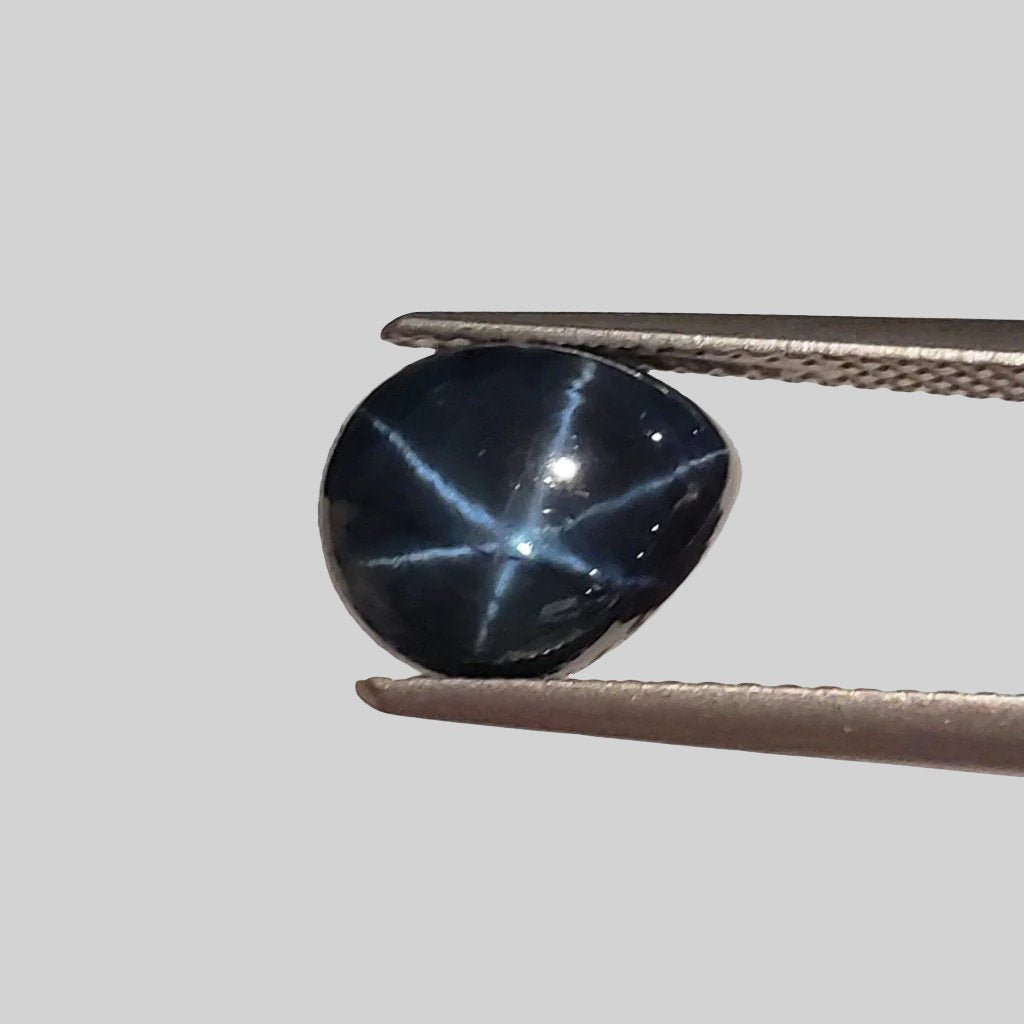  Star Sapphire | Pear Shape Cabochon | Royal Blue | 10x8mm | SO24 