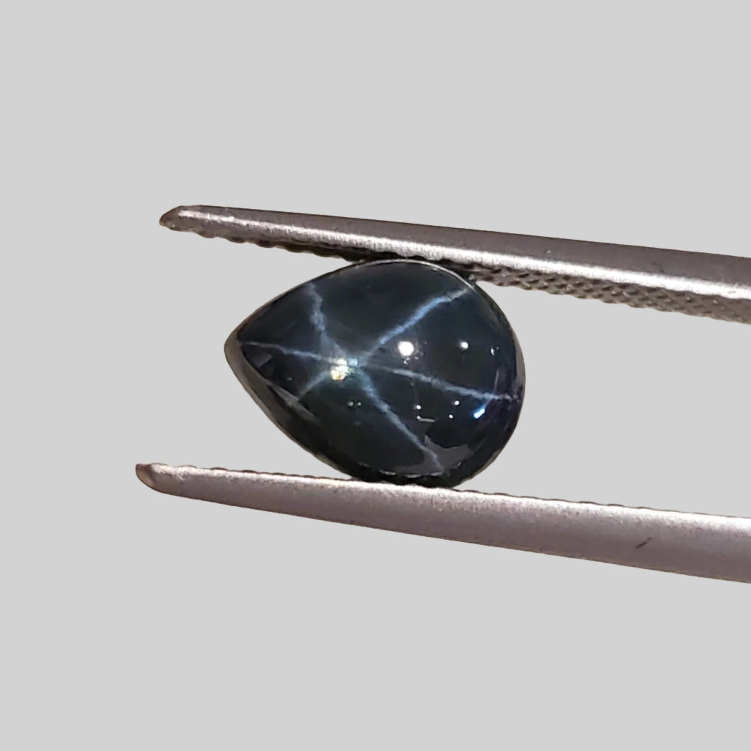  Star Sapphire | Pear Shape Cabochon | Royal Blue | 9x6.7mm 1