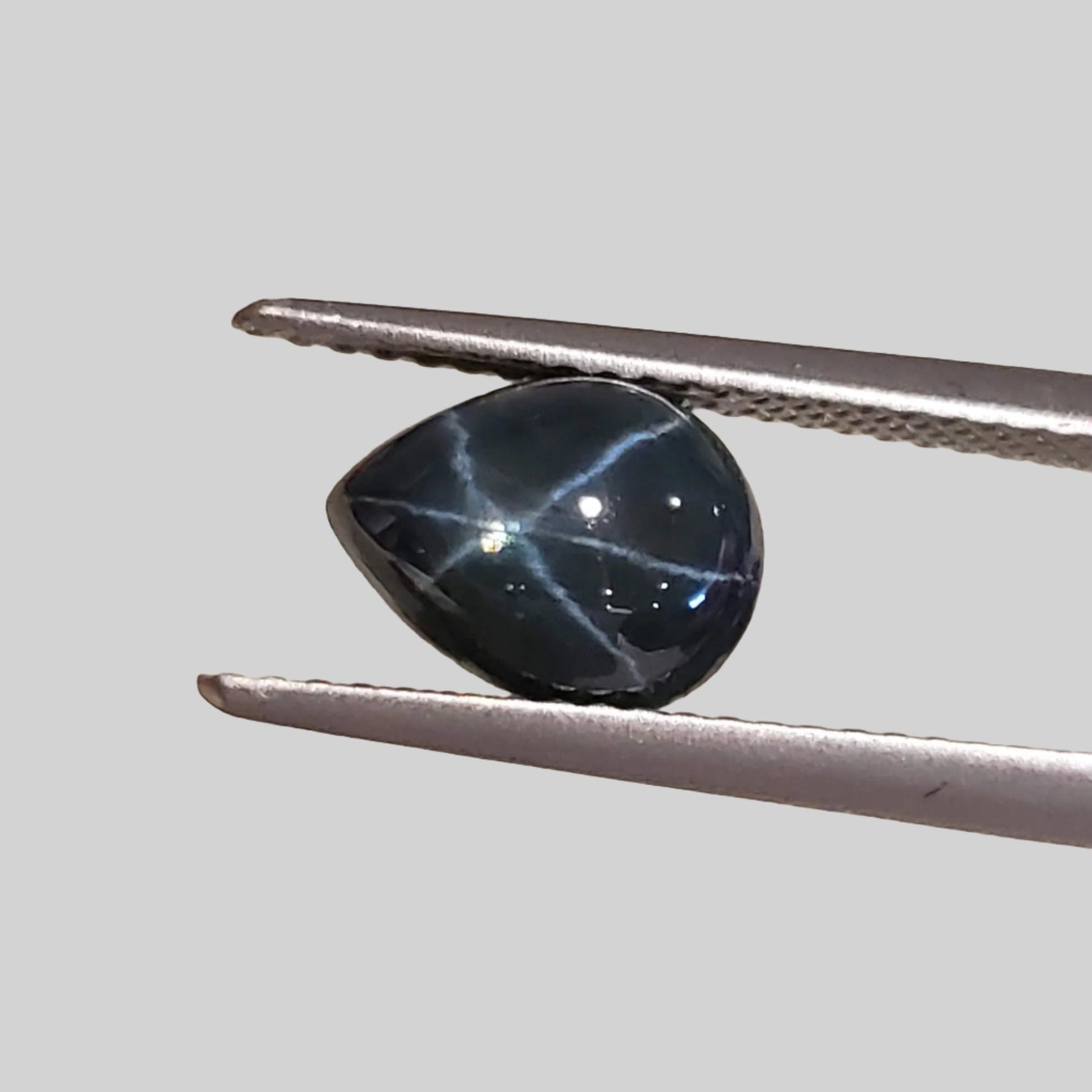  Star Sapphire | Pear Shape Cabochon | Royal Blue | 9x6.7mm 1