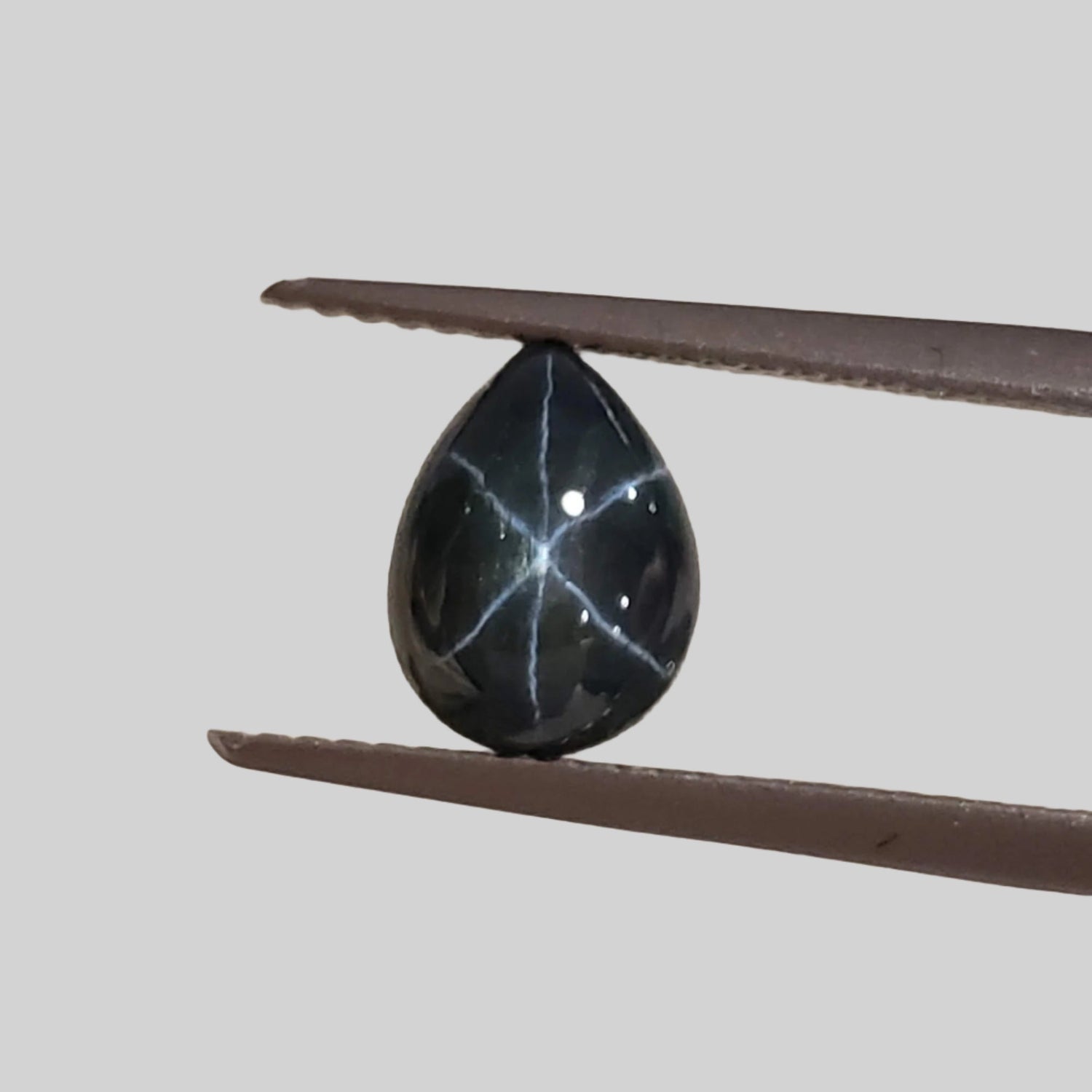 Star Sapphire | Pear Shape Cabochon | Royal Blue | 9x6.7mm 