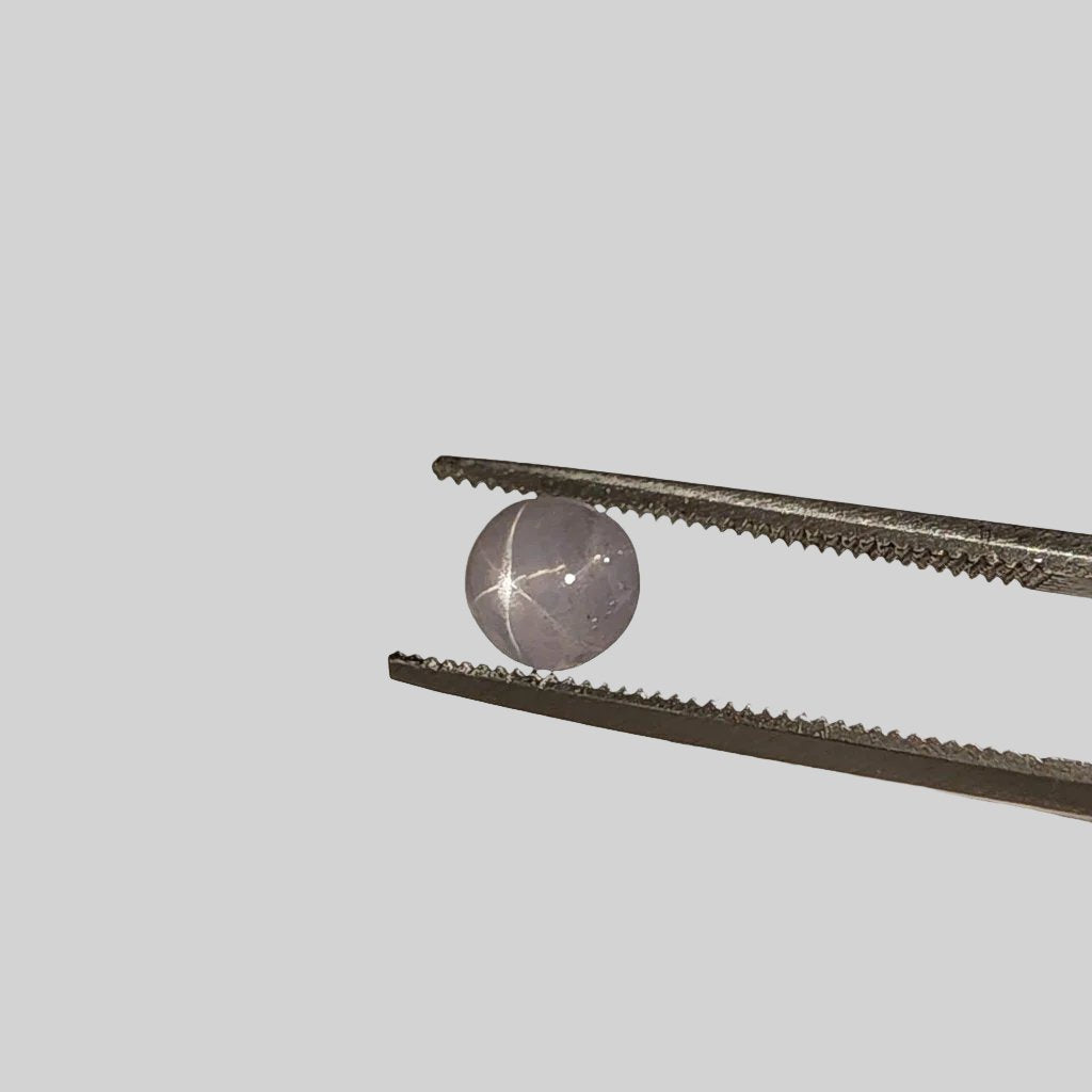  Star Sapphire | Round Cabochon | Silver | 5.2mm 1.1ct | Myanmar | SO24 2