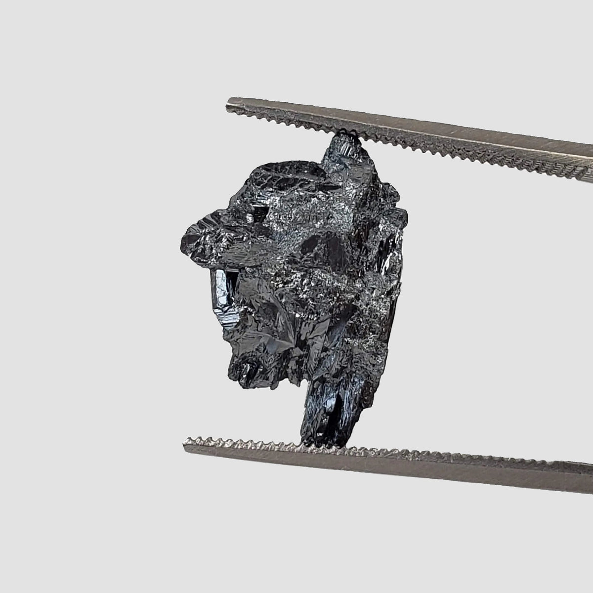  Stibnite Crystal Spray | Shiny Metallic Mineral | 1.49 Gr | Xikuangshan Mine, China 1