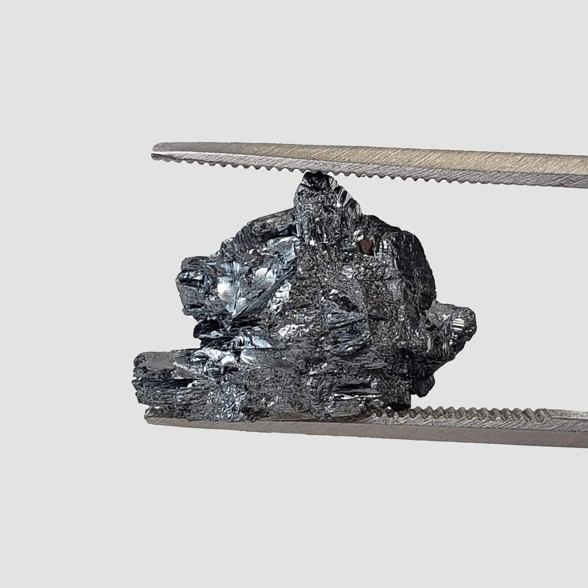  Stibnite Crystal Spray | Shiny Metallic Mineral | 1.49 Gr | Xikuangshan Mine, China 2