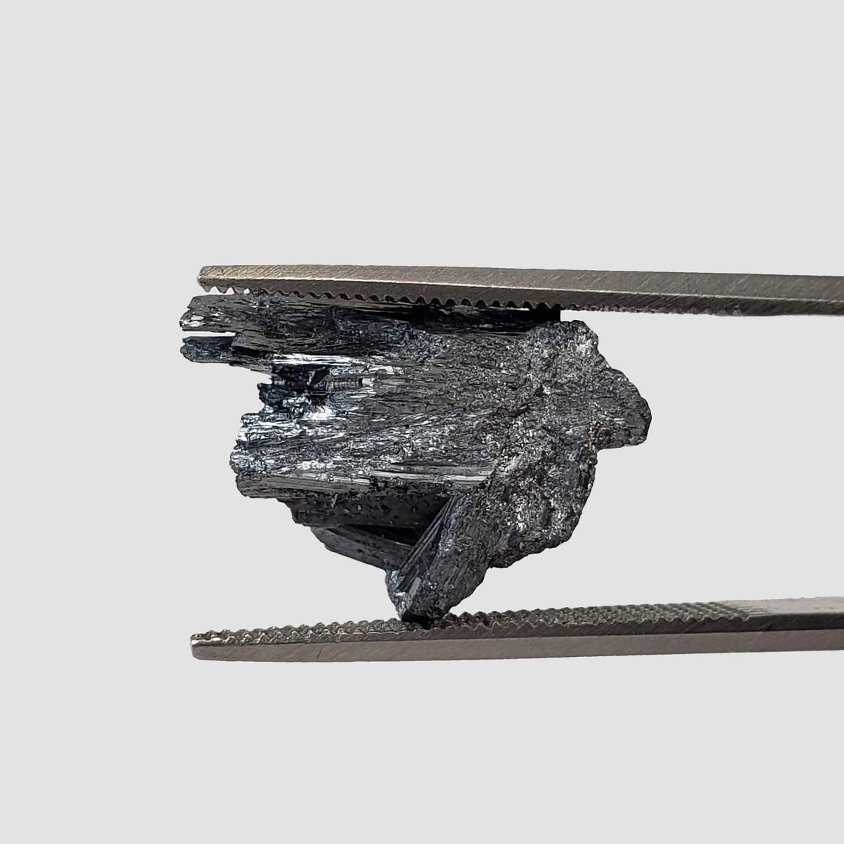  Stibnite Crystal Spray | Shiny Metallic Mineral | 1.49 Gr | Xikuangshan Mine, China 3