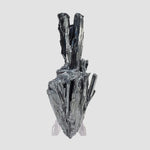  Stibnite Crystal Spray | Shiny Metallic Mineral | 271 Gr | Xikuangshan Mine, China 