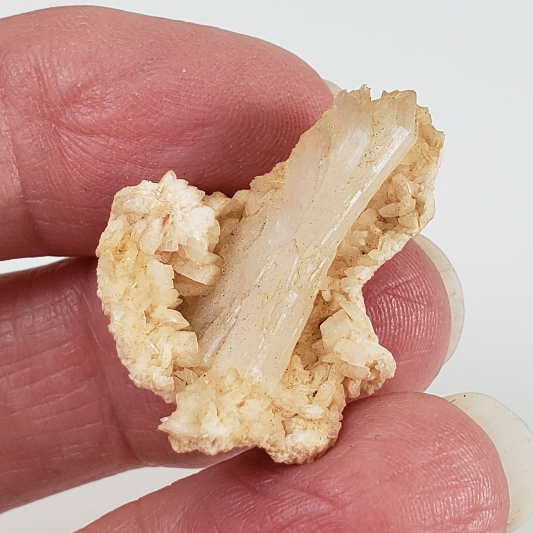  Stilbite Crystal | Thumbnail Specimen | 3.1 grams | Wasson's Bluff, Nova Scotia, Canada 4