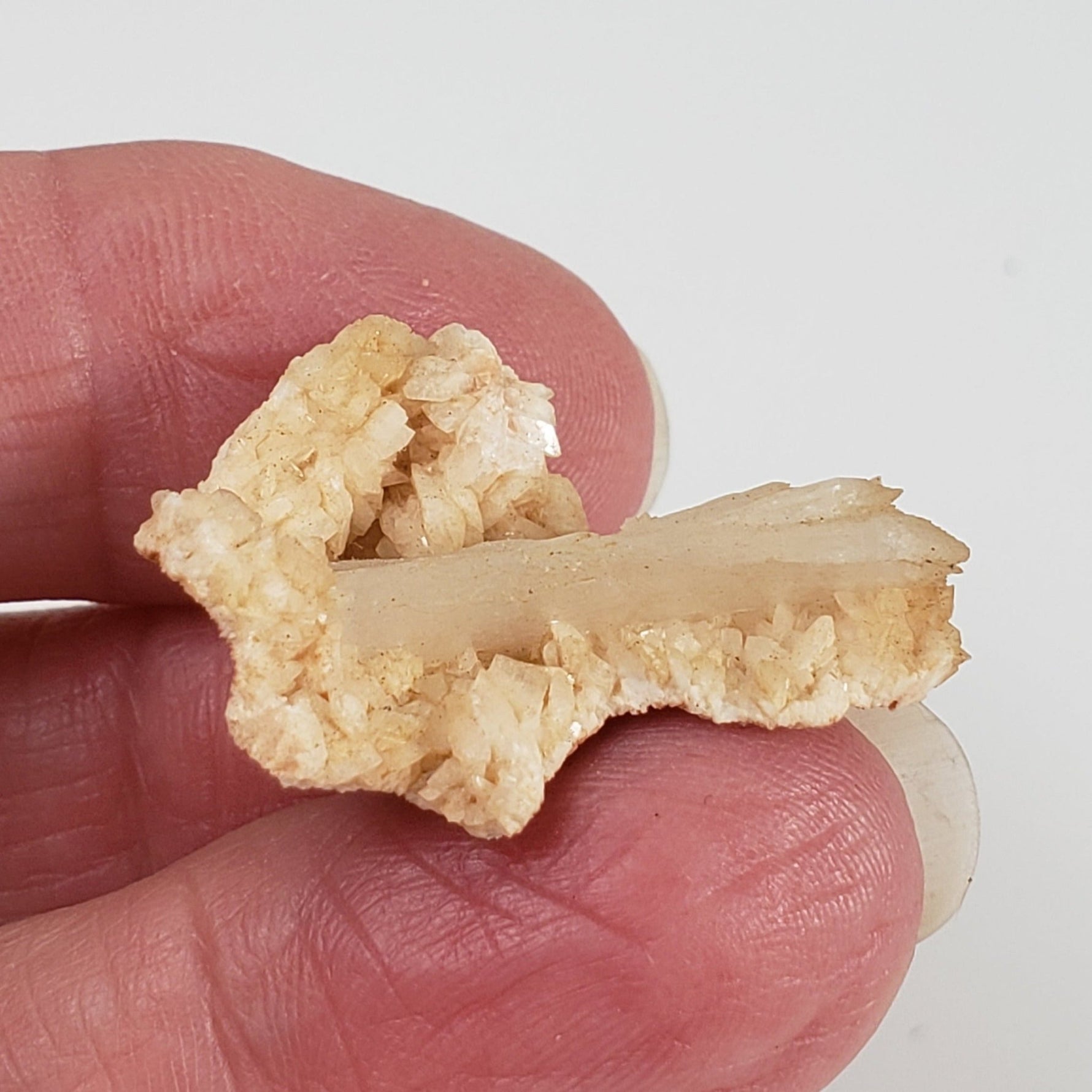  Stilbite Crystal | Thumbnail Specimen | 3.1 grams | Wasson's Bluff, Nova Scotia, Canada 5