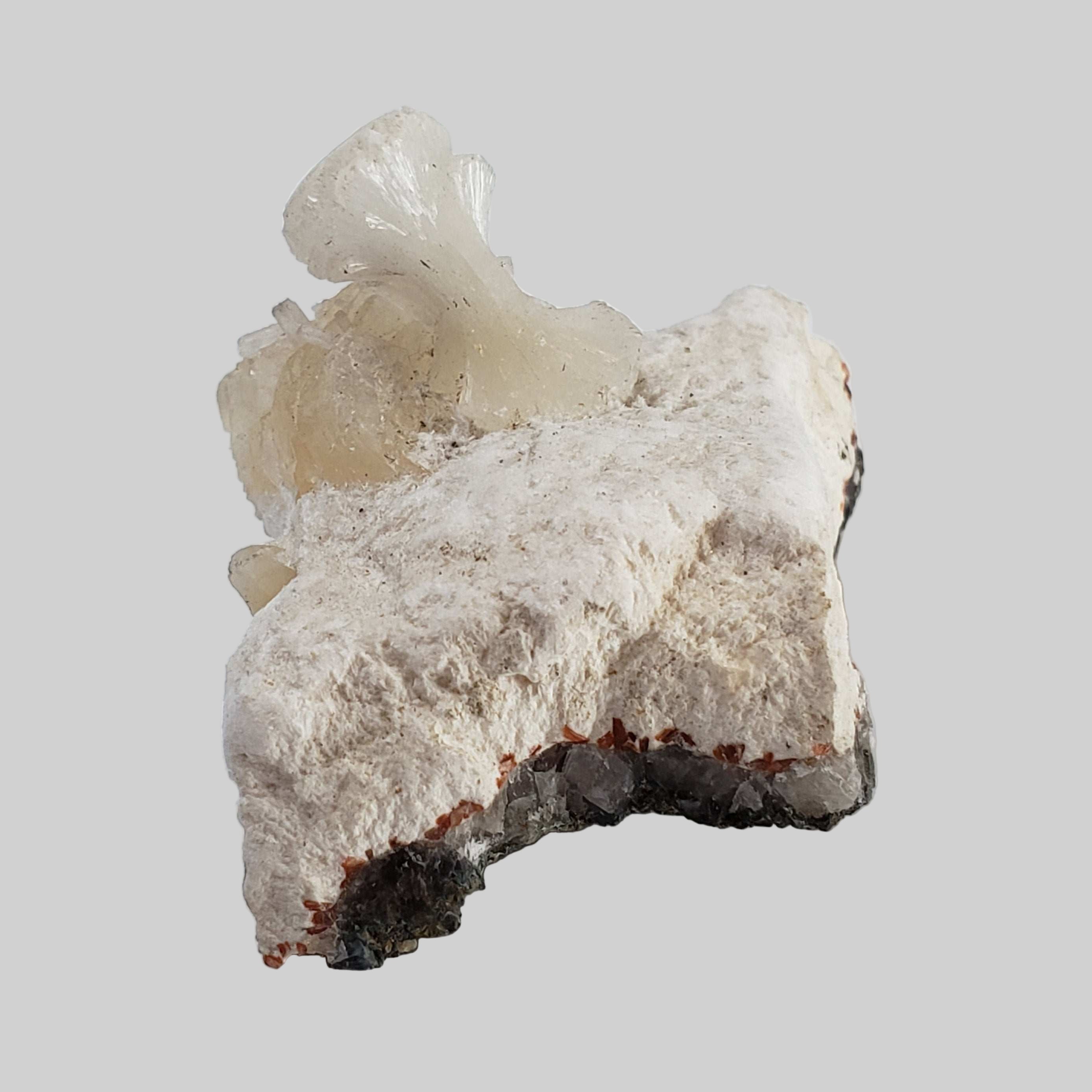 Stilbite Crystal on Matrix | 18 grams | India