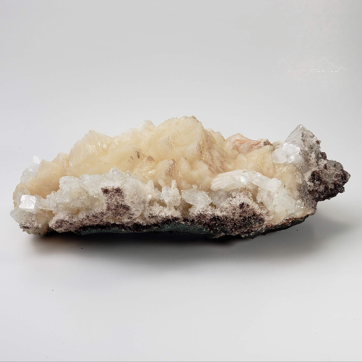  Stilbite Flower on Apophyllite Crystal Bed | 3.73 KG | Jalgaon, India 8