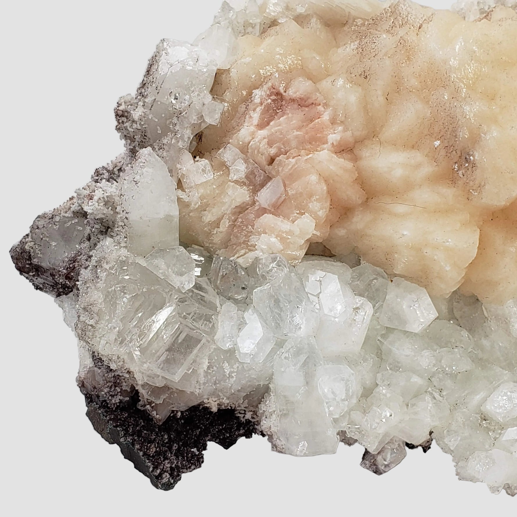  Stilbite Flower on Apophyllite Crystal Bed | 3.73 KG | Jalgaon, India 4
