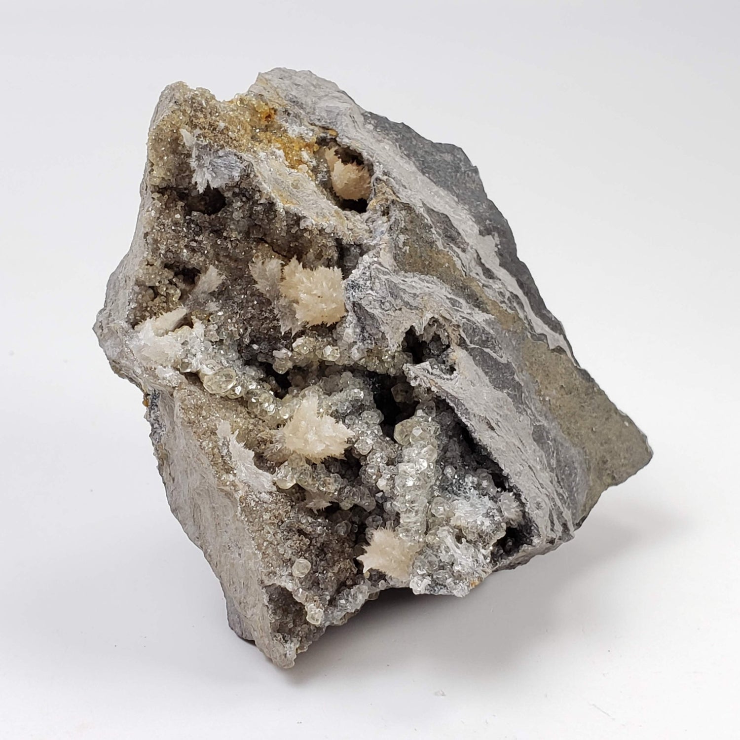  Strontianite and Calcite on Matrix | 215 grams | Mandata, Pennsylvania, USA 2