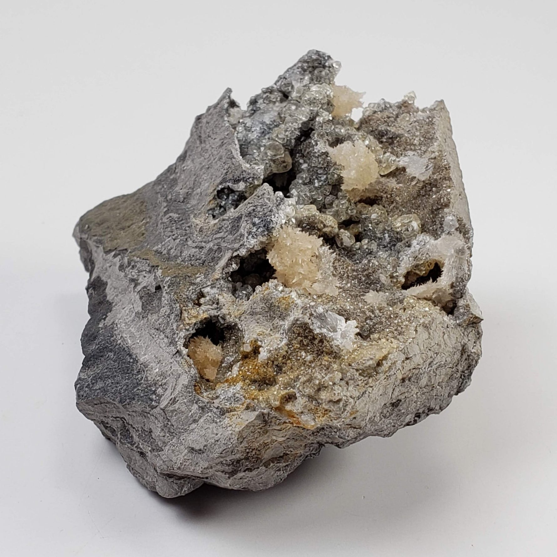  Strontianite and Calcite on Matrix | 215 grams | Mandata, Pennsylvania, USA 5