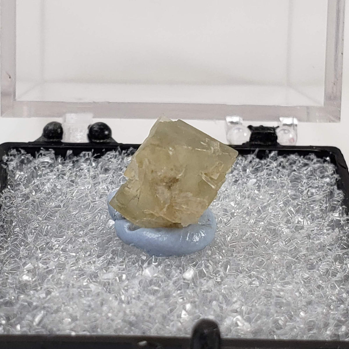  Sulfohalite Crystal | Rare | Perky Box Thumbnail Specimen | Searls Lake, Trona, CA 2