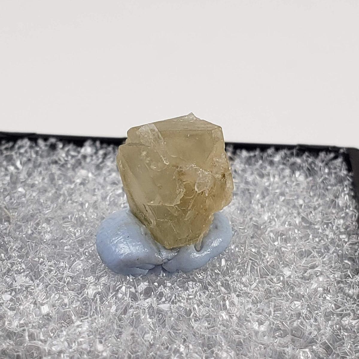  Sulfohalite Crystal | Rare | Perky Box Thumbnail Specimen | Searls Lake, Trona, CA 3