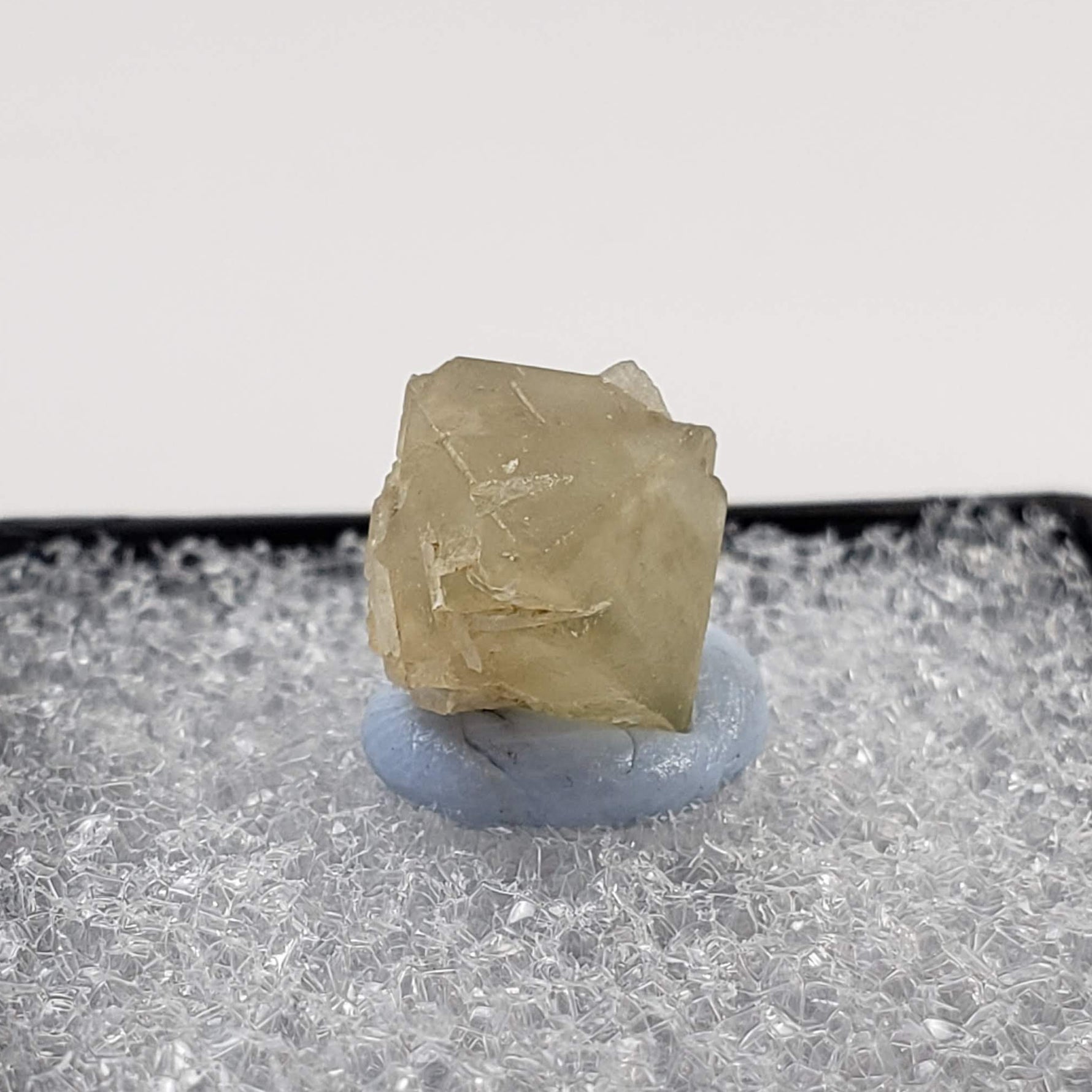  Sulfohalite Crystal | Rare | Perky Box Thumbnail Specimen | Searls Lake, Trona, CA 4