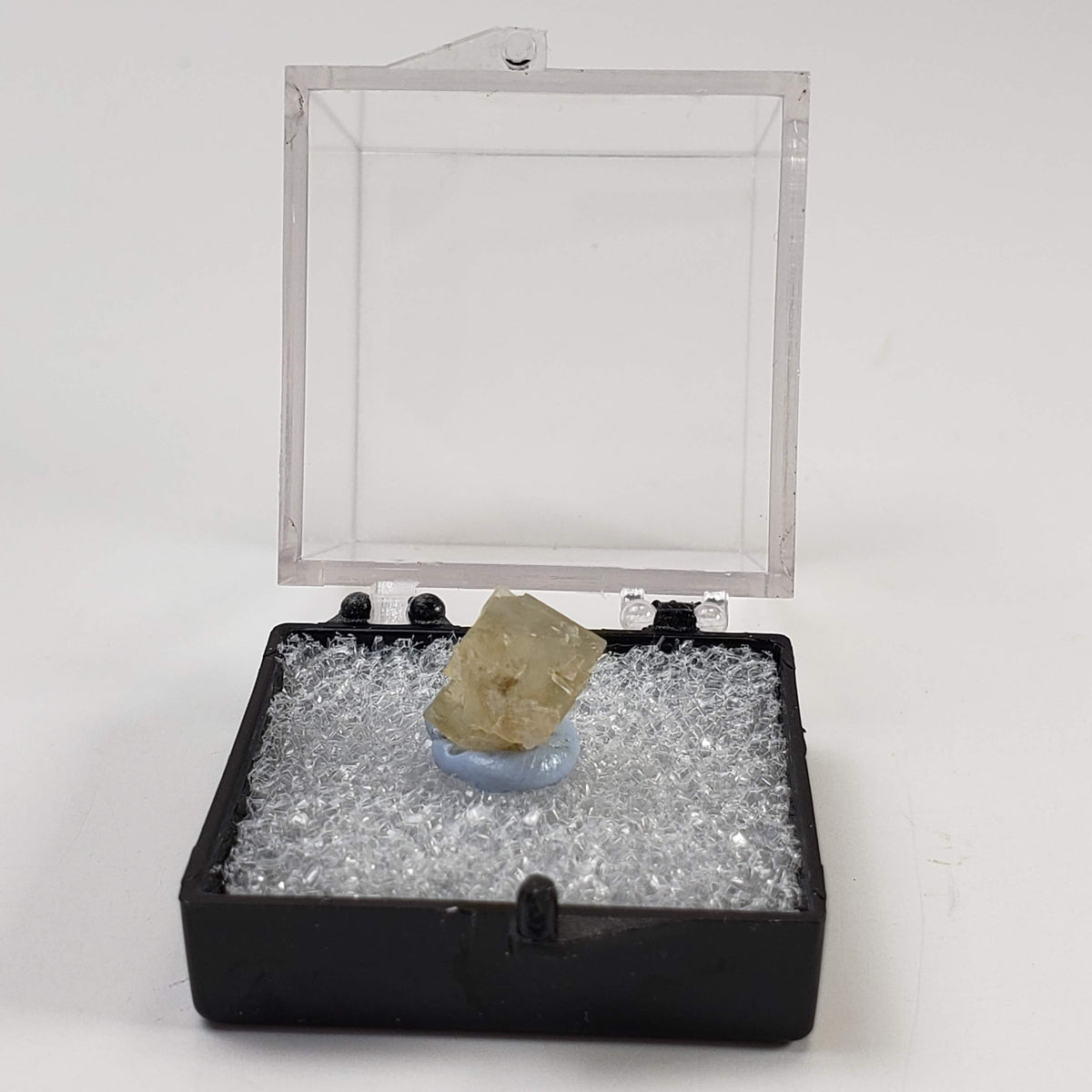  Sulfohalite Crystal | Rare | Perky Box Thumbnail Specimen | Searls Lake, Trona, CA 