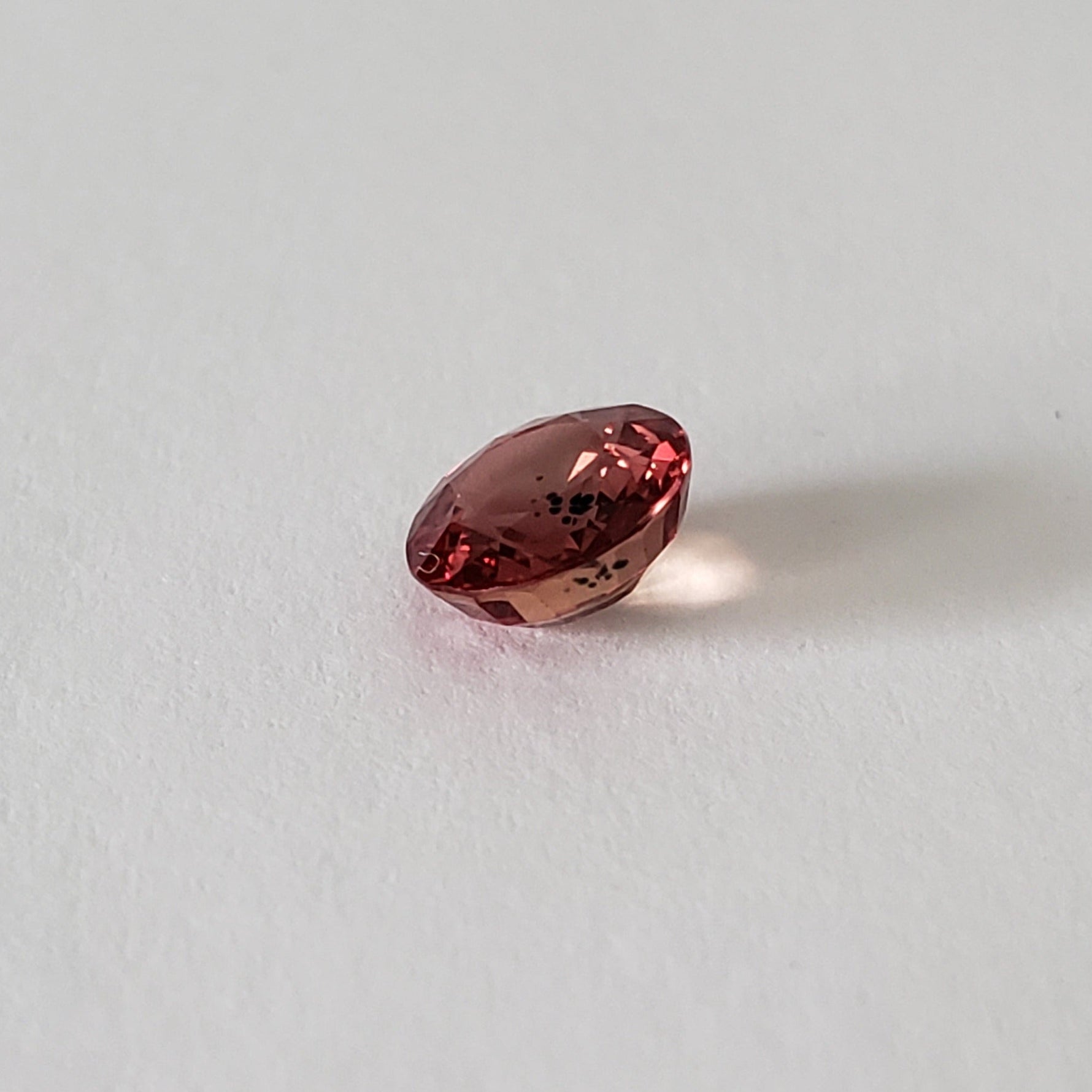  Sunset Sapphire | Round Cut | Red | 6.5mm 1.3ct | SO24 4