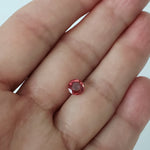  Sunset Sapphire | Round Cut | Red | 6.5mm 1.3ct | SO24 7