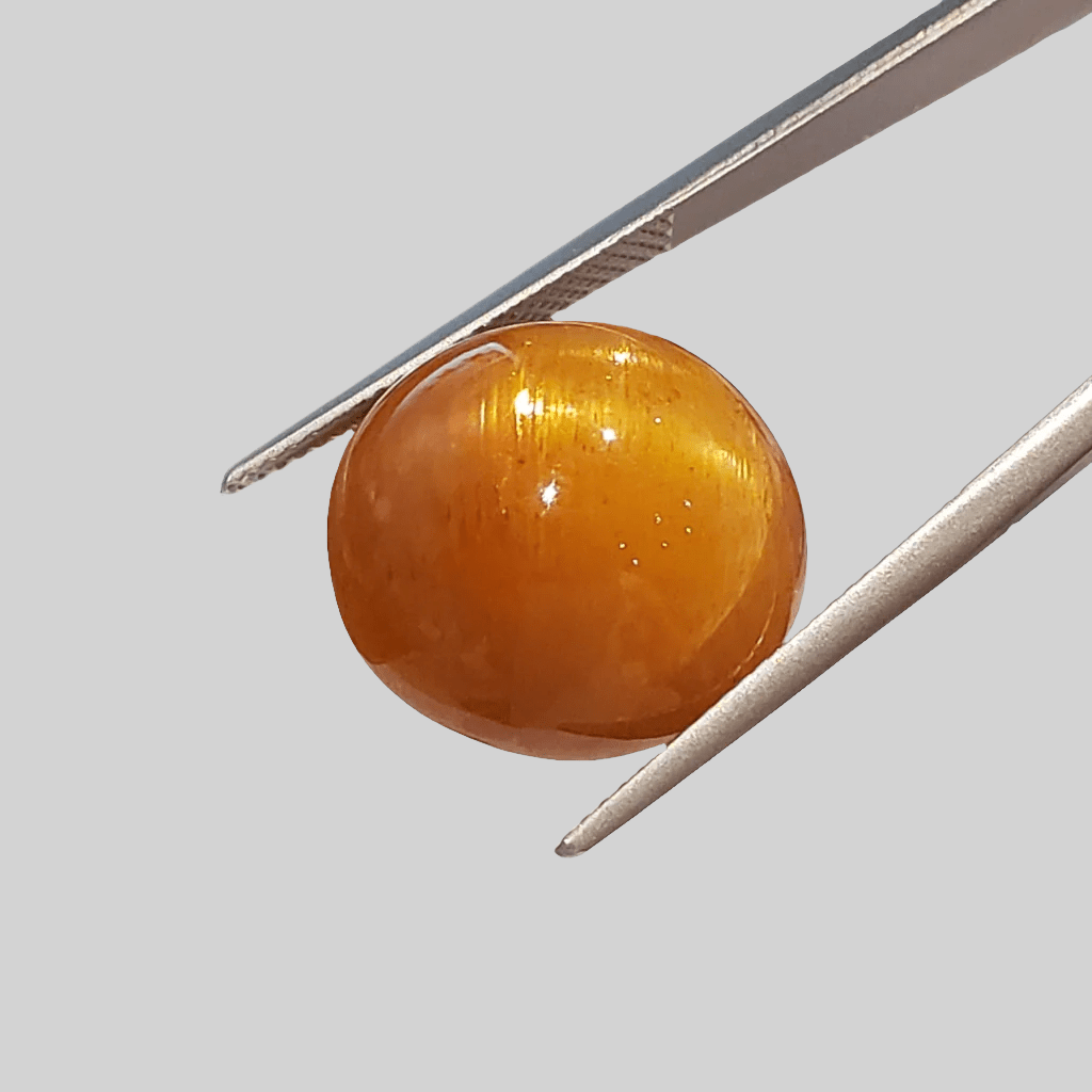  Sunstone | Round Cabochon | Honey Brown | 16.9mm 21.65ct 1