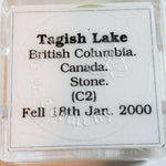  Tagish Lake Meteorite | 41 mg | Fragment | C2-ung Class | Observed Fall 2000 Canada | SO24 4