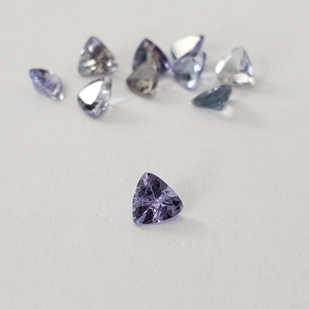  Tanzanite | 10 Piece Gemstone Lot | Trilliant Cut | 1.7tcw 4
