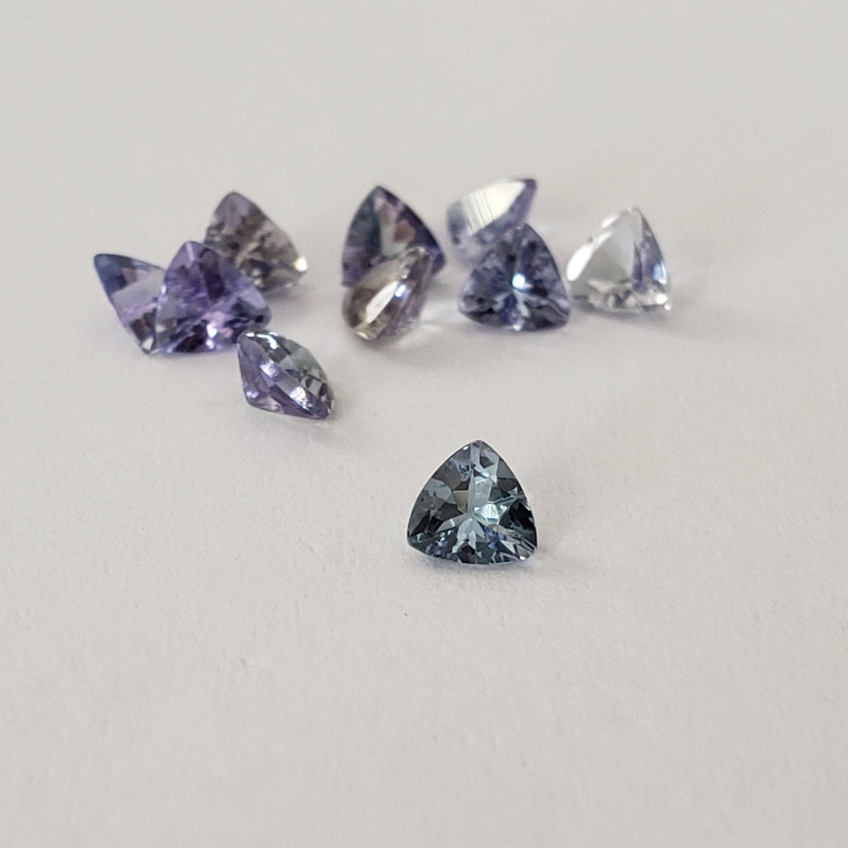  Tanzanite | 10 Piece Gemstone Lot | Trilliant Cut | 1.7tcw 5