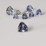  Tanzanite | 10 Piece Gemstone Lot | Trilliant Cut | 2.6tcw 2