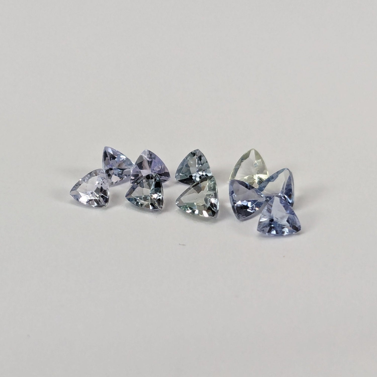  Tanzanite | 10 Piece Tanzanite Parcel | Trilliant Cut | 1.11tcw | SO24 