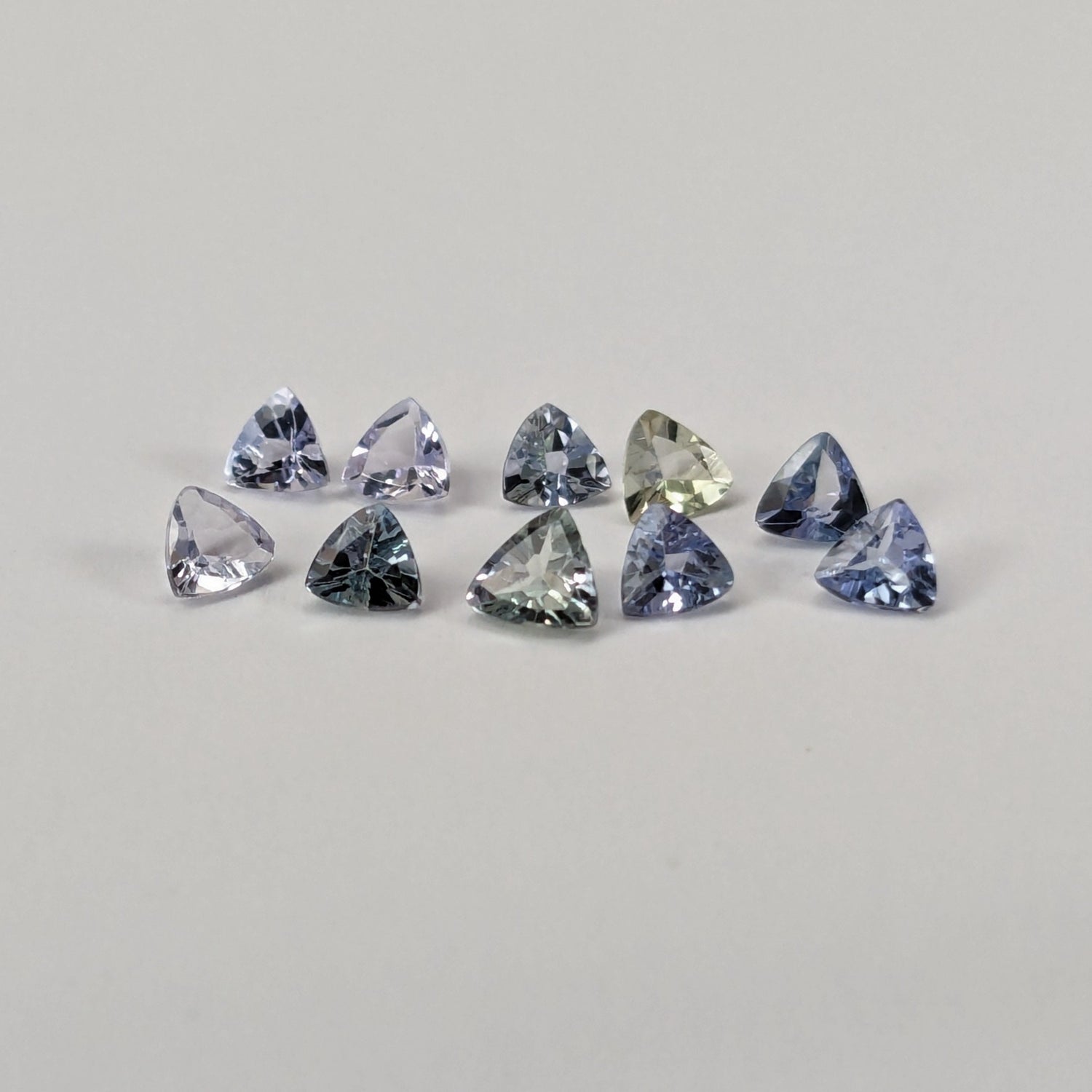 Tanzanite | 10 Piece Tanzanite Parcel | Trilliant Cut | 1.11tcw | SO24 1