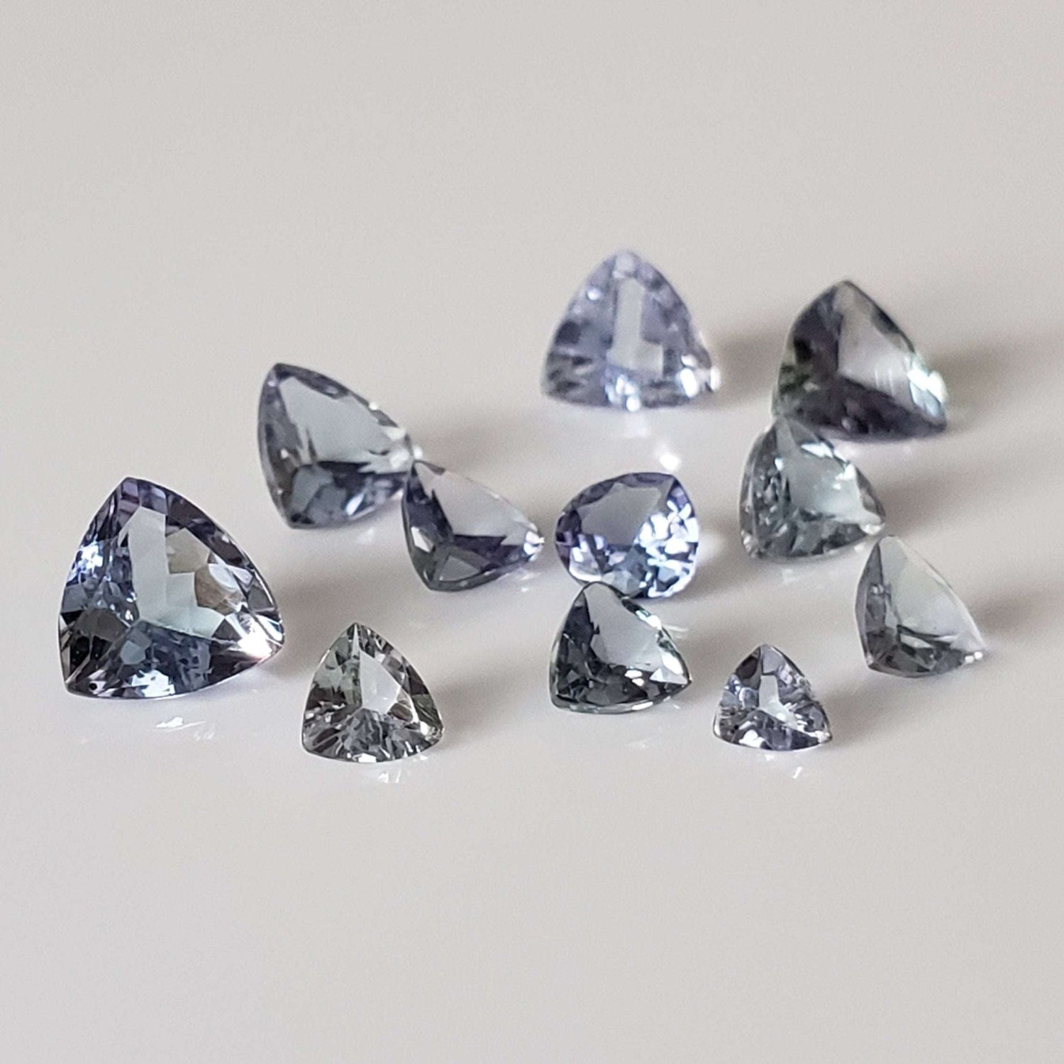  Tanzanite | 11 Piece Gemstone Lot | Trilliant Cut | 3.3tcw 1