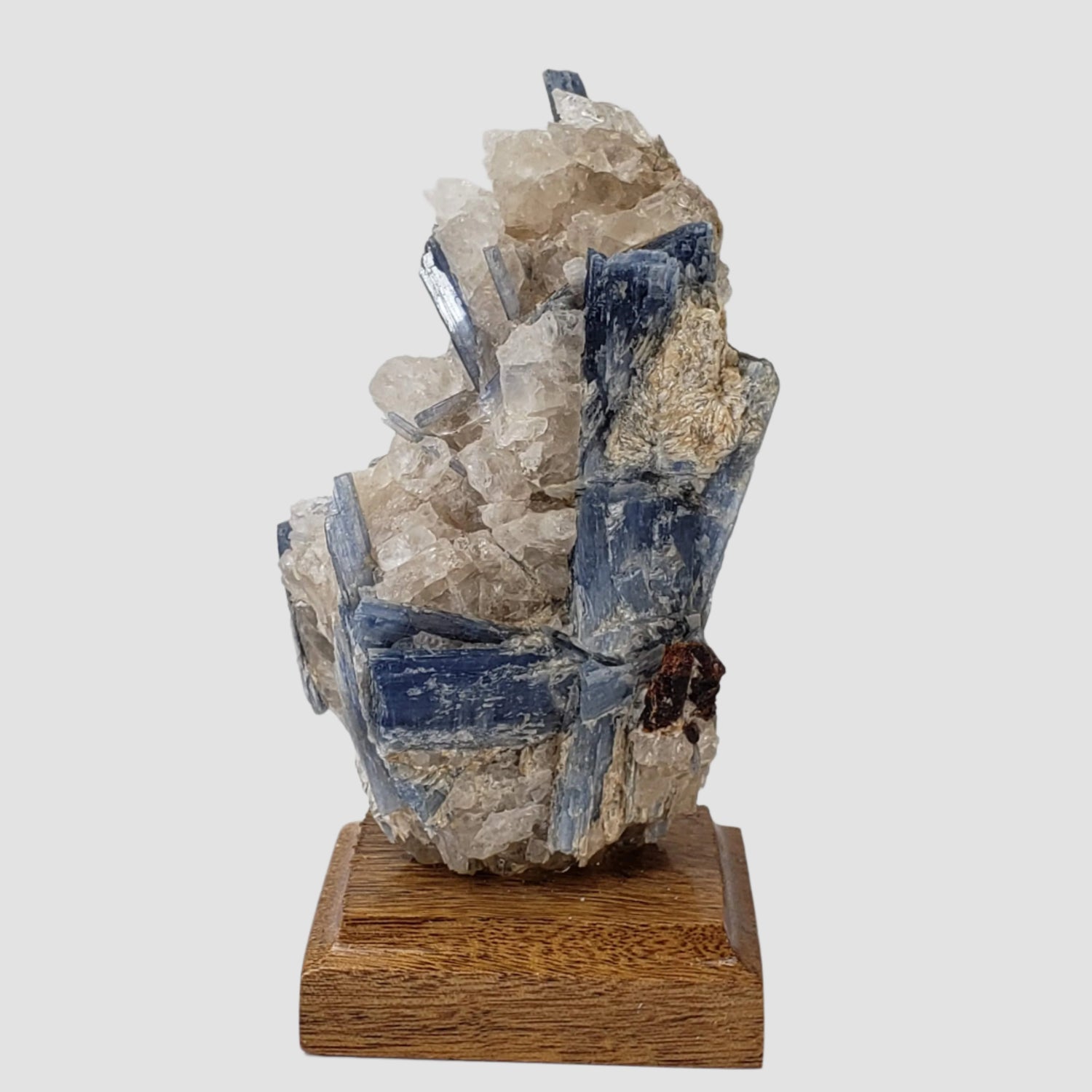  Terminated Blue Kyanite Blades, Quartz and Staurolite | 173 grams | Minas Gerais, Brazil 