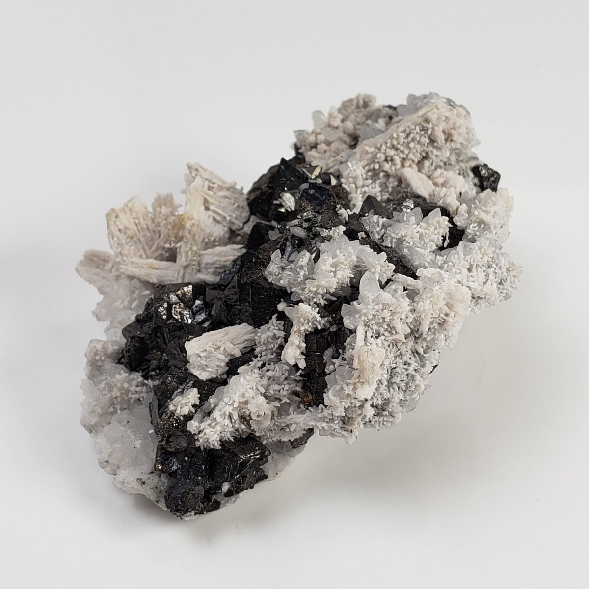  Tetrahedrite, Calcite and Quartz Crystal Cluster | 59.2 Grams | Lima Peru 3