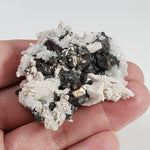  Tetrahedrite, Calcite and Quartz Crystal Cluster | 59.2 Grams | Lima Peru 4