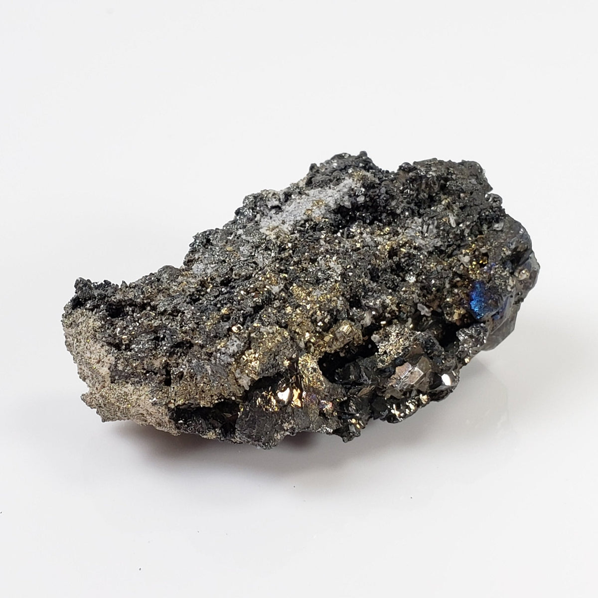  Tetrahedrite, Pyrite, Calcite and Quartz Cluster | 38.71 Grams | Lima Peru 6
