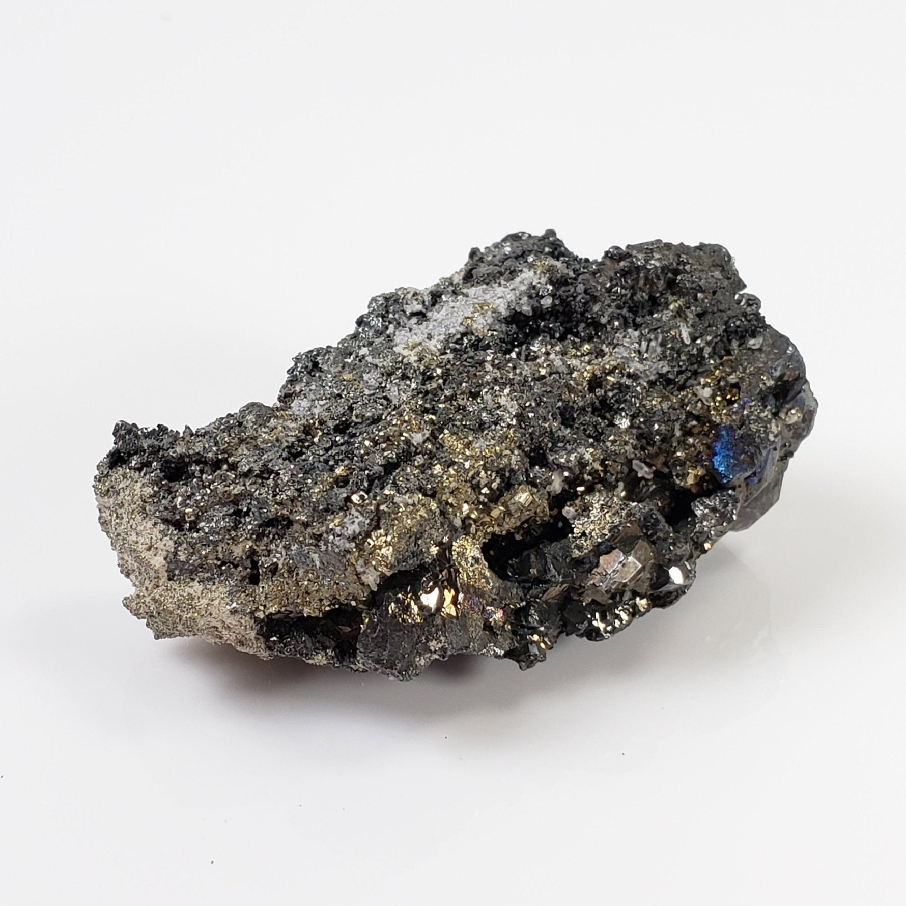  Tetrahedrite, Pyrite, Calcite and Quartz Cluster | 38.71 Grams | Lima Peru 6