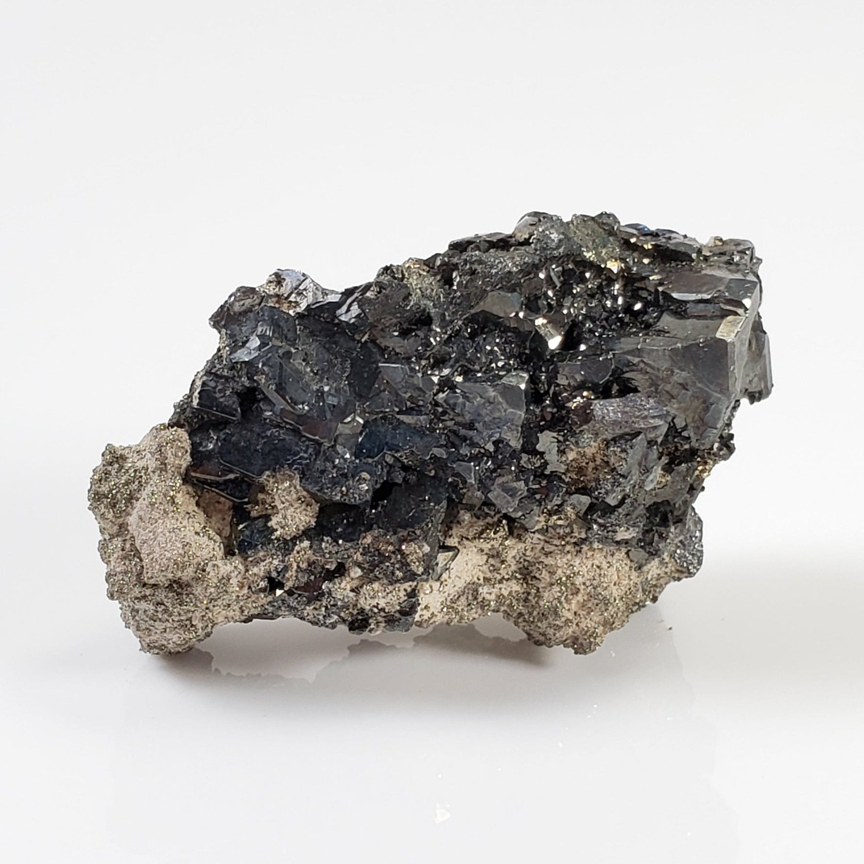  Tetrahedrite, Pyrite, Calcite and Quartz Cluster | 38.71 Grams | Lima Peru 7