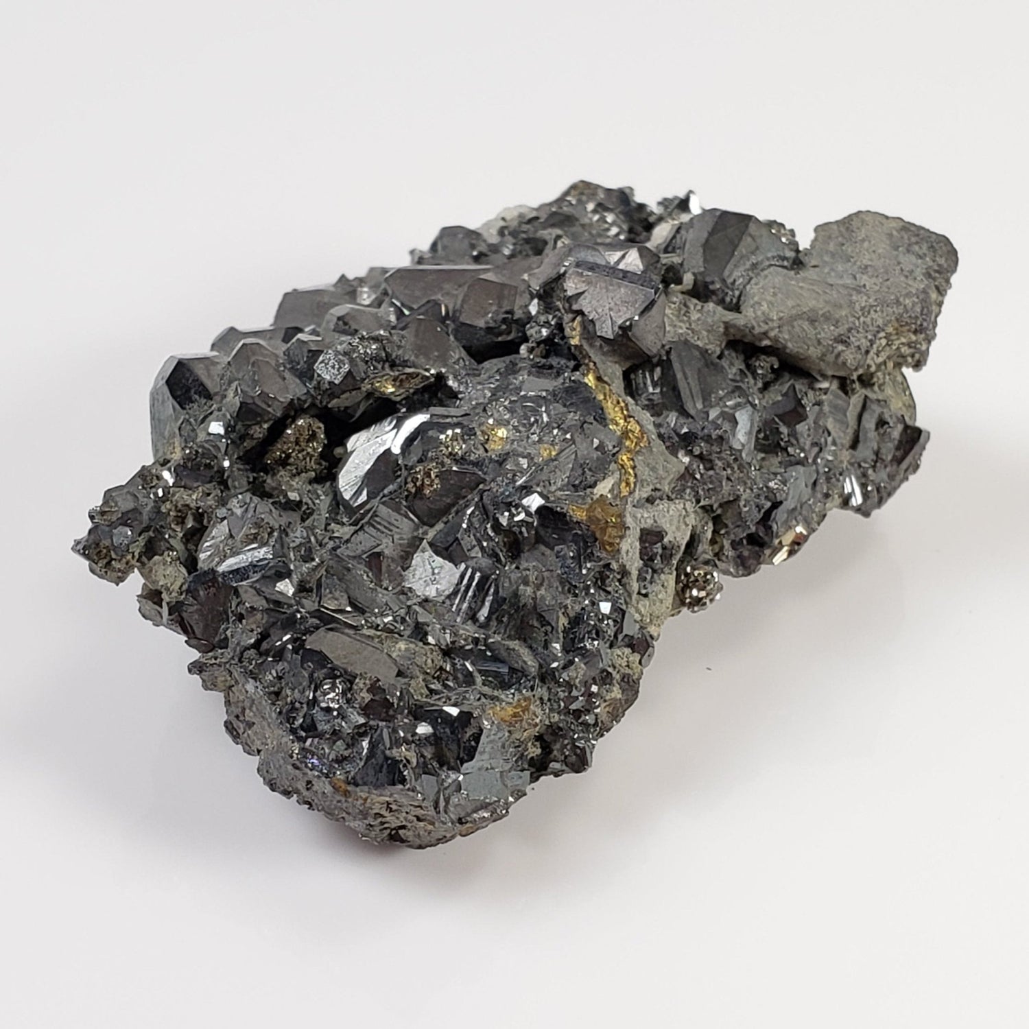  Tetrahedrite, Pyrite, Calcite and Quartz Cluster | 65.65 Grams | Lima Peru 2