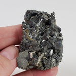  Tetrahedrite, Pyrite, Calcite and Quartz Cluster | 65.65 Grams | Lima Peru 