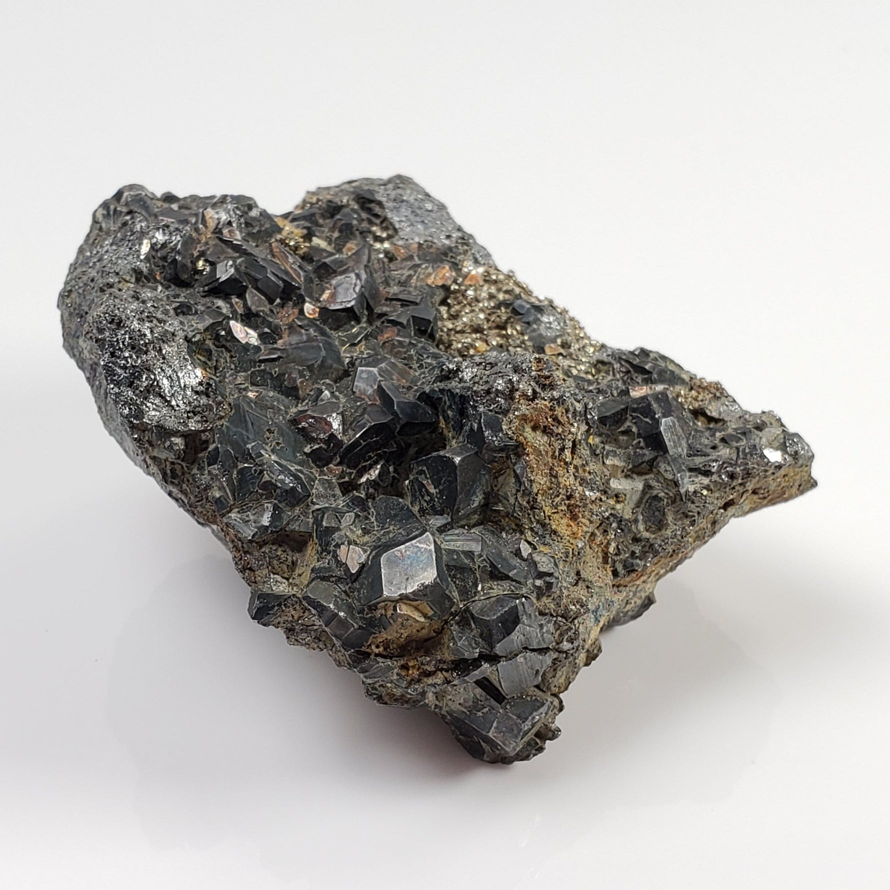  Tetrahedrite, Pyrite, Calcite and Quartz Crystal Cluster | 121.6 Grams | Lima Peru 7