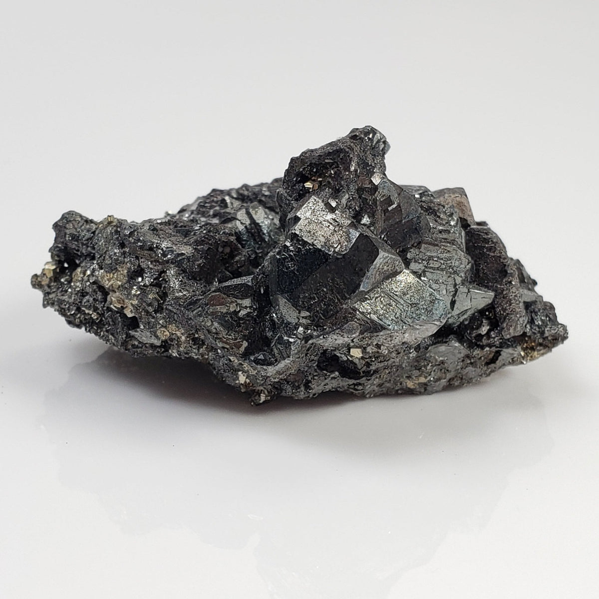  Tetrahedrite, Pyrite, Calcite and Quartz Crystal Cluster | 42.21 Grams | Lima Peru 2