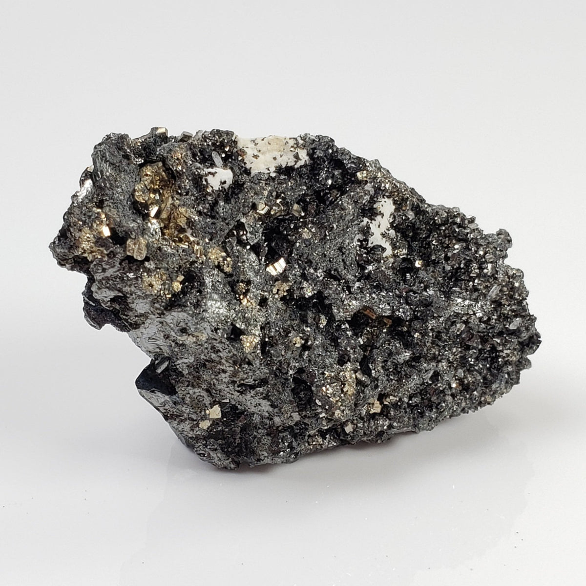  Tetrahedrite, Pyrite, Calcite and Quartz Crystal Cluster | 42.21 Grams | Lima Peru 3