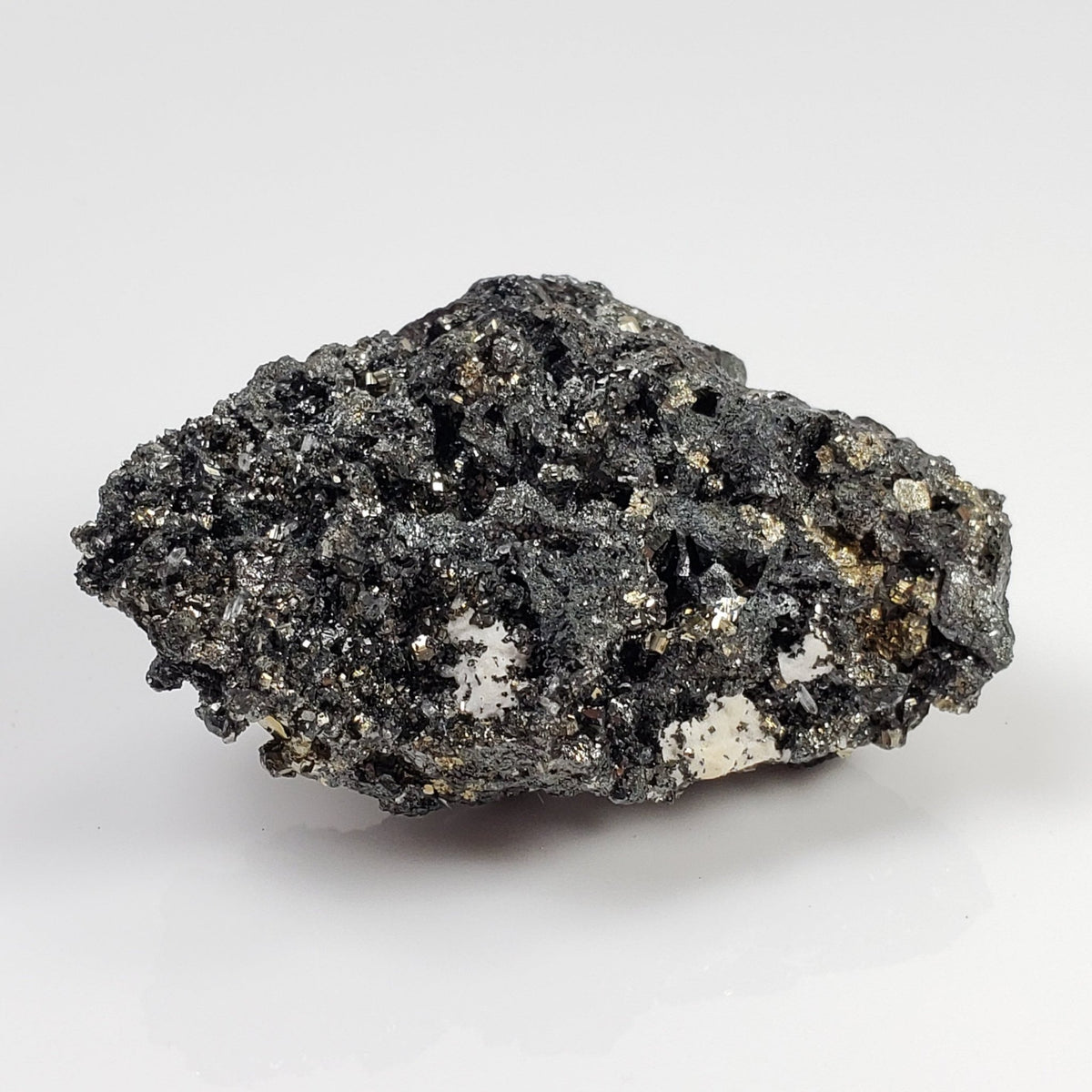  Tetrahedrite, Pyrite, Calcite and Quartz Crystal Cluster | 42.21 Grams | Lima Peru 5