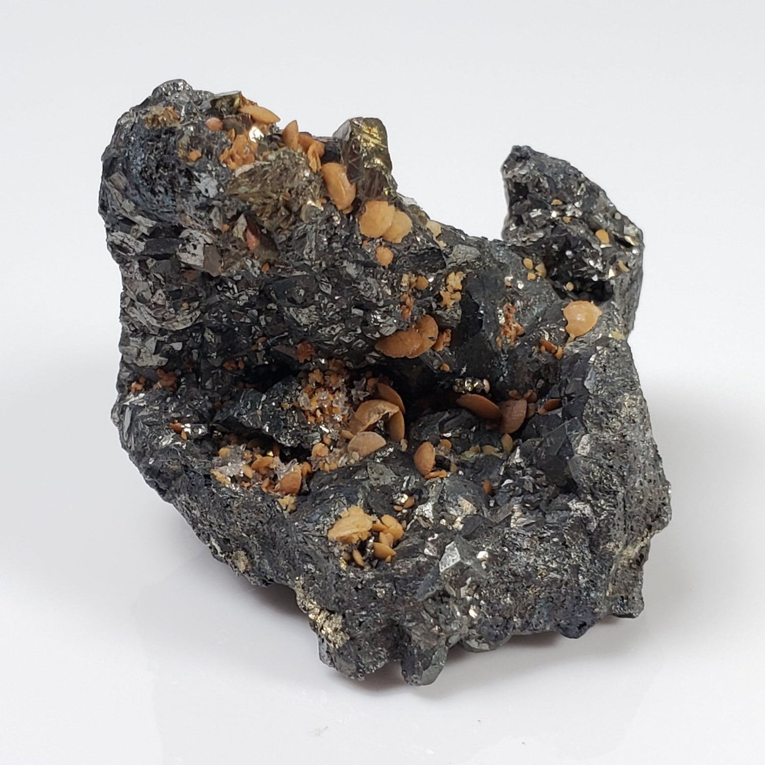  Tetrahedrite, Pyrite, Calcite and Siderite Crystal Cluster | 36.5 Grams | Lima, Peru 4