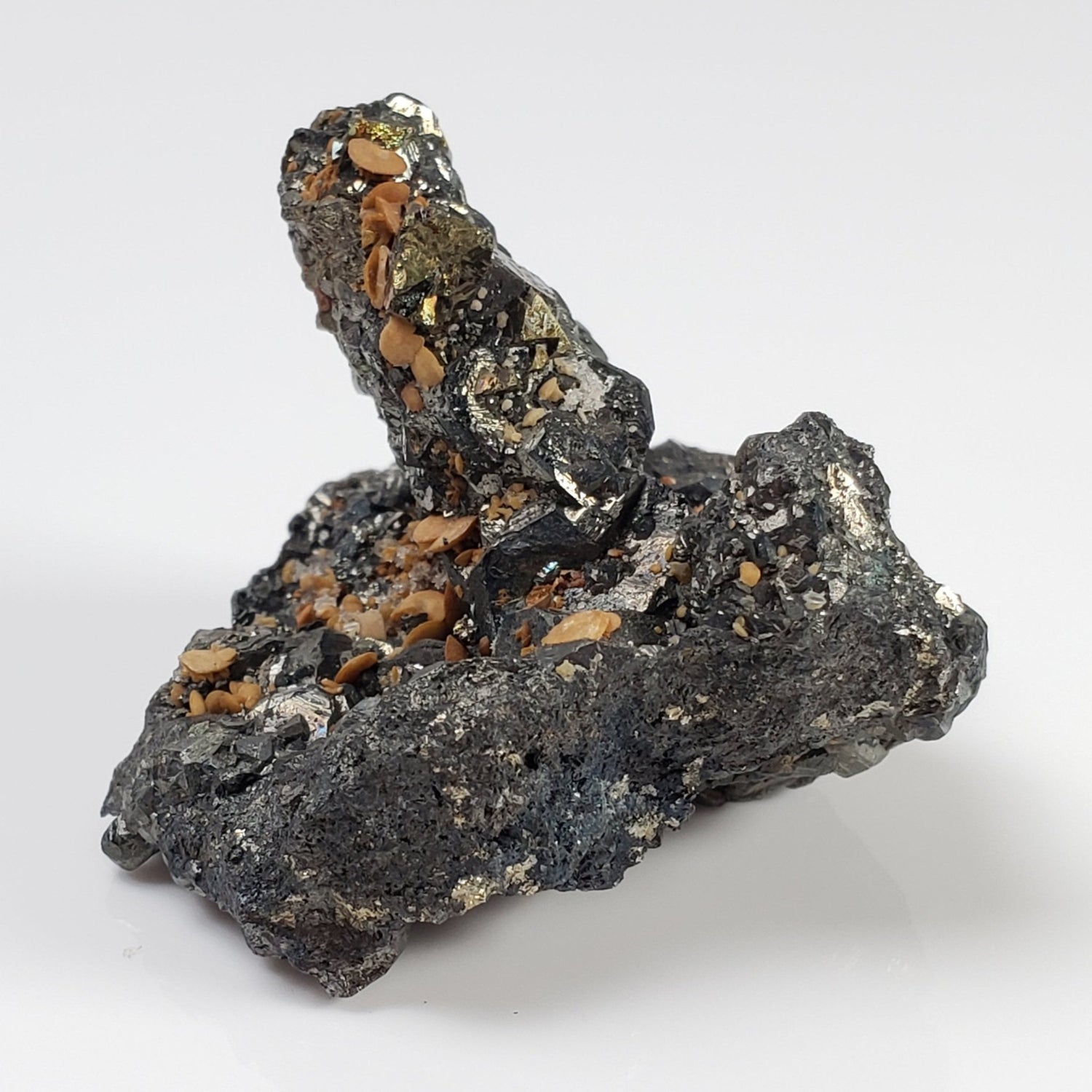  Tetrahedrite, Pyrite, Calcite and Siderite Crystal Cluster | 36.5 Grams | Lima, Peru 6