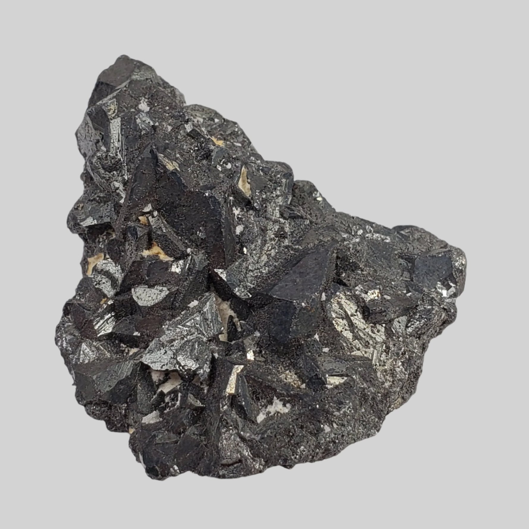  Tetrahedrite, Pyrite and Calcite Crystal Cluster | 33 Grams | Lima, Peru 2