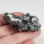  Tetrahedrite, Pyrite and Calcite Crystal Cluster | 43.8 Grams | Lima, Peru 4